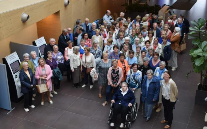 Bijeenkomst gepensioneerden